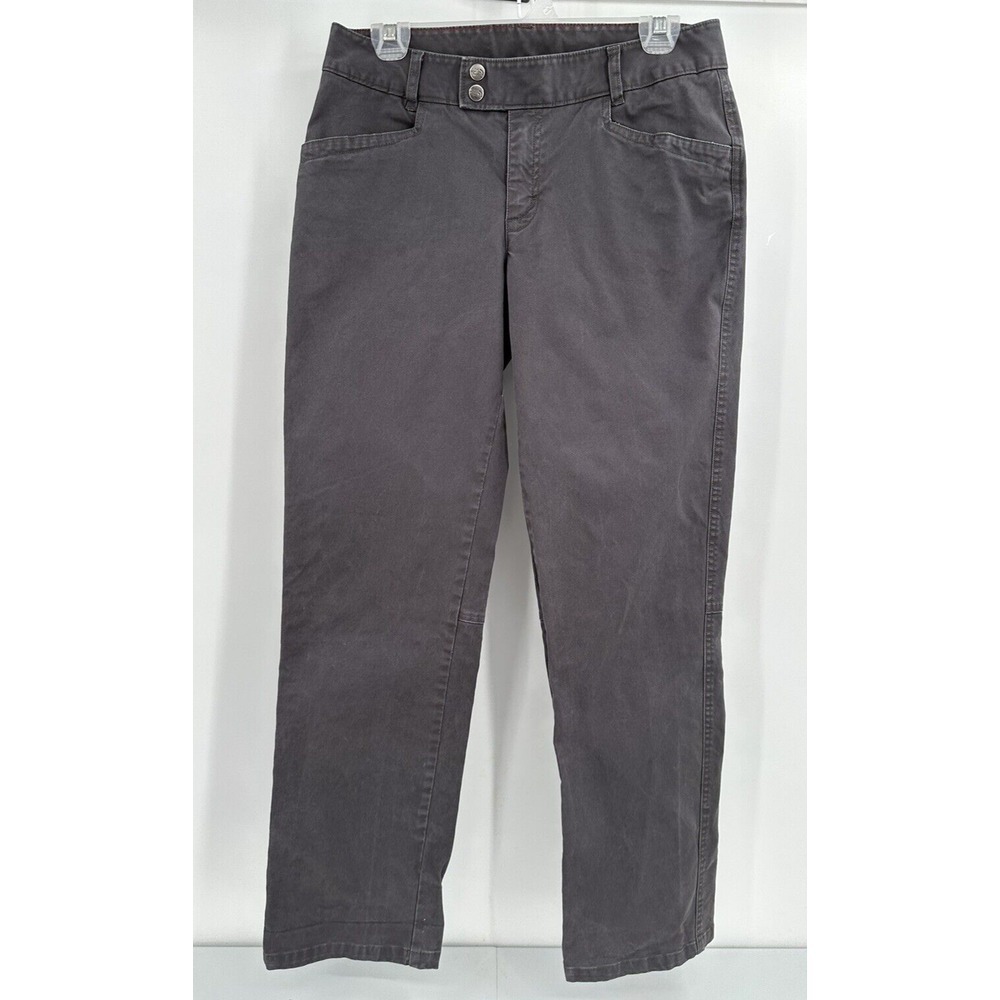 THE NORTH FACE CHINO PANTS Women's‎ Size 8 Grey Casual Straight Leg